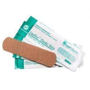 LiteFlex Elastic Strip Woven Bandages 1" by 3" - 16 Count
