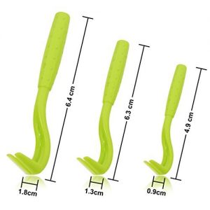 Tick Removal Tool, 3 Pack, Green Plastic